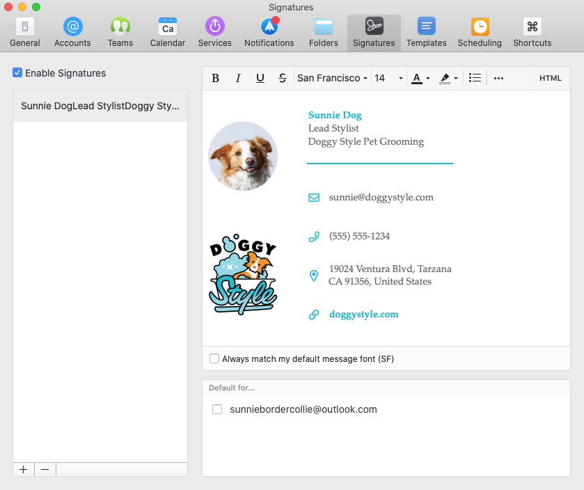 Screenshot of increased padding on Spark MacOS